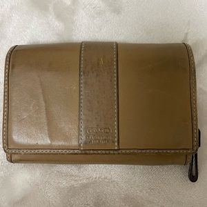 Tan Coach wallet